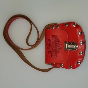 Harley Davidson Vintage leather red purse